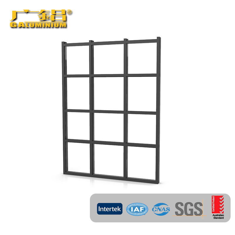 Aluminium Energy-saving Curtain Wall with Visible Frame