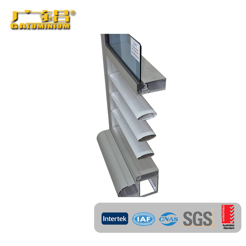 Louver window aluminium profile